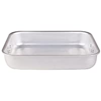 Ollas Agnelli Tostador Rectangular Radiante- con 2 Asas- Aluminio- Espesor de 5 mm- Plata- 30 cm